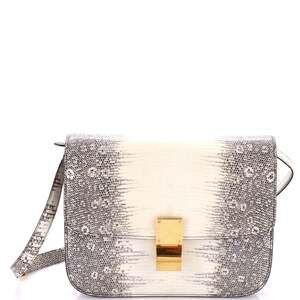 Celine Classic Box Bag Lizard Medium #210789C23B